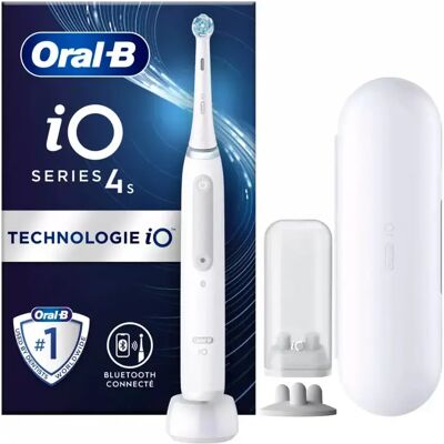 Brosse à dents électrique Oral-B iO 4S - Blanc - Brosse électrique - Publicité Brosse à dents électrique Oral-B iO 4S - Blanc - Brosse électrique - Publicité