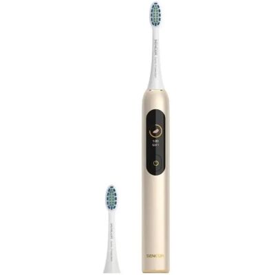 Brosse à dents électrique sonique SENCOR SOC 5010GD - 4 modes, IPX7 - Publicité Brosse à dents électrique sonique SENCOR SOC 5010GD - 4 modes, IPX7 - Publicité