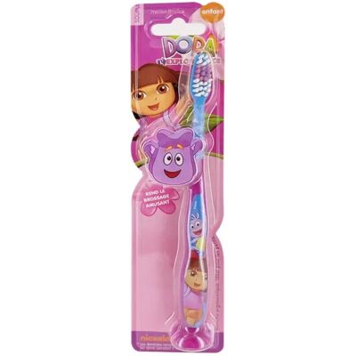Tinokou Dora l'Exploratrice Brosse à Dents Ergonomique Multicolore - Publicité Tinokou Dora l'Exploratrice Brosse à Dents Ergonomique Multicolore - Publicité