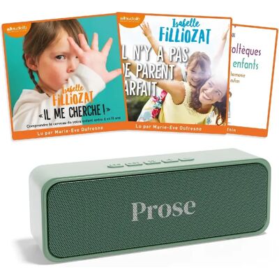 Prose lecteur livre audio - Vert - Publicité Prose lecteur livre audio - Vert - Publicité