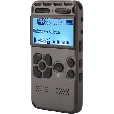 Dictaphone Portable 8GB Enregistrement Musique Téléphone Batterie Longue Durée YONIS - Publicité Dictaphone Portable 8GB Enregistrement Musique Téléphone Batterie Longue Durée YONIS - Publicité