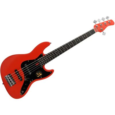 Marcus Miller V3P-5 RS RN - Red Satin - Publicité Marcus Miller V3P-5 RS RN - Red Satin - Publicité