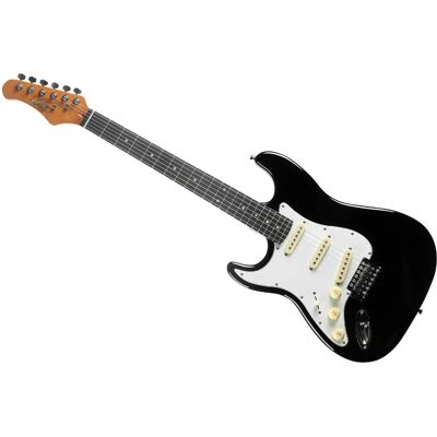 Eko Guitare électrique ST300 - Noir - Publicité Eko Guitare électrique ST300 - Noir - Publicité