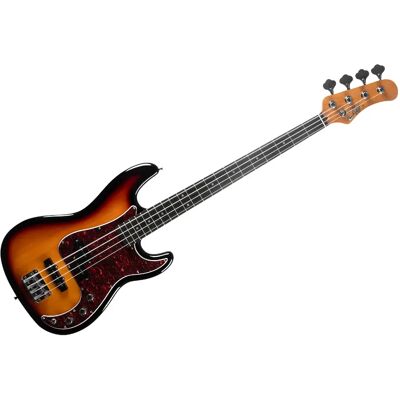 Eko Basse PJ300 Sunburst - 4 cordes - Precision - Publicité Eko Basse PJ300 Sunburst - 4 cordes - Precision - Publicité