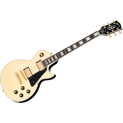 Les Paul Custom 70s Butter Cream Gibson - Publicité Les Paul Custom 70s Butter Cream Gibson - Publicité
