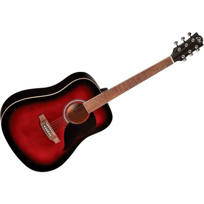 Eko Guitare folk Ranger 6 Red Sunburst - Publicité Eko Guitare folk Ranger 6 Red Sunburst - Publicité