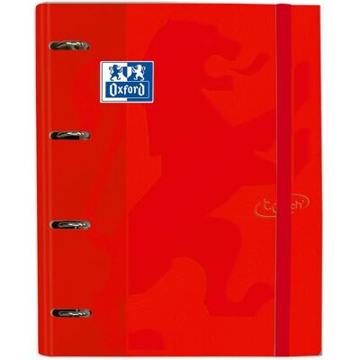 Oxford Reliure à Anneaux Europeanbinder Rouge - Publicité Oxford Reliure à Anneaux Europeanbinder Rouge - Publicité