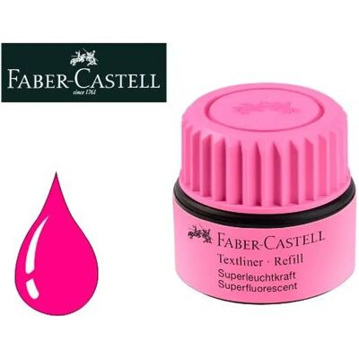 Faber-Castell Encre 154928 - Rose - Publicité Faber-Castell Encre 154928 - Rose - Publicité