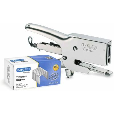 Rapesco HD-73 Lot de 3 - Agrafeuses manuelles avec Agrafes 73/10 mm - Publicité Rapesco HD-73 Lot de 3 - Agrafeuses manuelles avec Agrafes 73/10 mm - Publicité