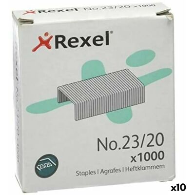 Agrafes Rexel 23/20 (10 Unités) - Publicité Agrafes Rexel 23/20 (10 Unités) - Publicité