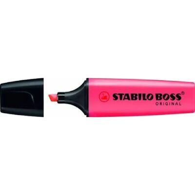 Newtons Stabilo 70/40 Surligneurs Fluorescents Rose - Publicité Newtons Stabilo 70/40 Surligneurs Fluorescents Rose - Publicité