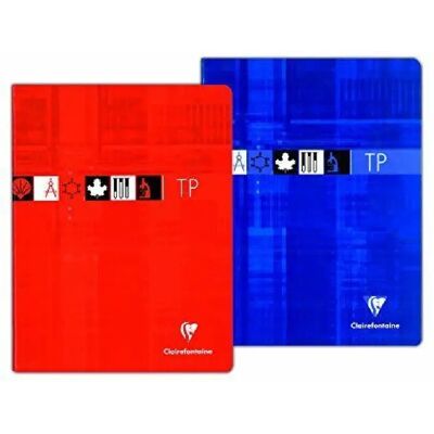 Clairefontaine Cahier de Travaux Pratiques - Assortis - Publicité Clairefontaine Cahier de Travaux Pratiques - Assortis - Publicité
