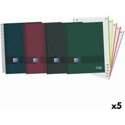 Oxford Cahiers European Book 5 Multicouleur A4 5 pcs - Publicité Oxford Cahiers European Book 5 Multicouleur A4 5 pcs - Publicité