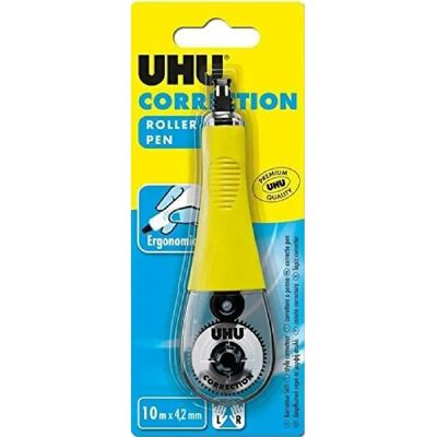 UHU Roller Correcteur Pen - 10M x 4,2 mm - Publicité UHU Roller Correcteur Pen - 10M x 4,2 mm - Publicité