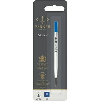 Parker Recharge Stylo Quink Bleu - Publicité Parker Recharge Stylo Quink Bleu - Publicité