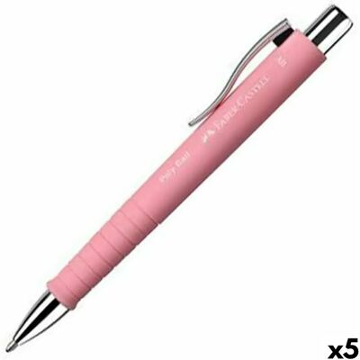Faber-Castell Crayon Poly Ball XB Rose - Publicité Faber-Castell Crayon Poly Ball XB Rose - Publicité