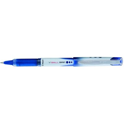 Pilot Biros Roller V-Ball Grip Bleu (12 Unités) - Publicité Pilot Biros Roller V-Ball Grip Bleu (12 Unités) - Publicité
