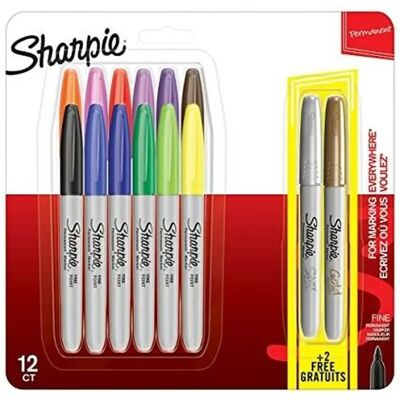 Sharpie Multicouleur 14 Pièces - Publicité Sharpie Multicouleur 14 Pièces - Publicité