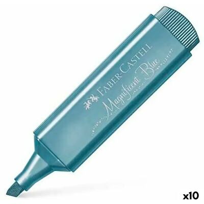 Faber-Castell Textliner 46 Bleu - Publicité Faber-Castell Textliner 46 Bleu - Publicité