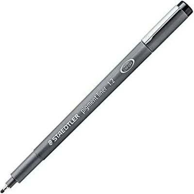 Staedtler Pigment Liner 308 Noir - Publicité Staedtler Pigment Liner 308 Noir - Publicité