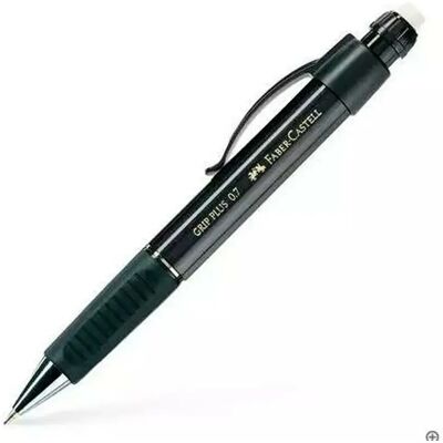 Faber-Castell Portemines Grip Plus Noir - Publicité Faber-Castell Portemines Grip Plus Noir - Publicité