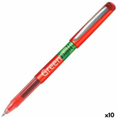 Pilot GREEN-BALL 0,7 mm Rouge - 10 unités - Publicité Pilot GREEN-BALL 0,7 mm Rouge - 10 unités - Publicité