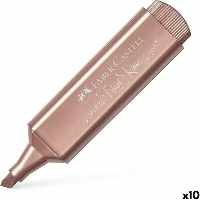 Faber-Castell Textliner 46 - Rose Or - 10 pcs - Publicité Faber-Castell Textliner 46 - Rose Or - 10 pcs - Publicité