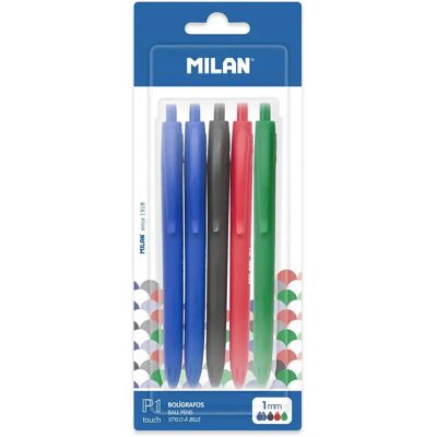 Ensemble de Stylos Milan - Multicouleur - Publicité Ensemble de Stylos Milan - Multicouleur - Publicité