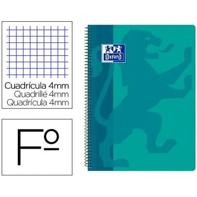 OXFORD Cahier 400079662 - Turquoise - Publicité OXFORD Cahier 400079662 - Turquoise - Publicité