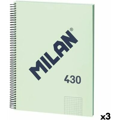 Milan Carnet 430 - A4 Vert - Publicité Milan Carnet 430 - A4 Vert - Publicité