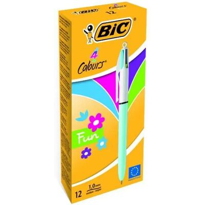 Bic 982870 - Stylo à encre liquide - Multi-couleur - 12 unités - Publicité Bic 982870 - Stylo à encre liquide - Multi-couleur - 12 unités - Publicité