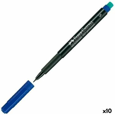 Faber-Castell Multimark 1523 M Bleu - Publicité Faber-Castell Multimark 1523 M Bleu - Publicité