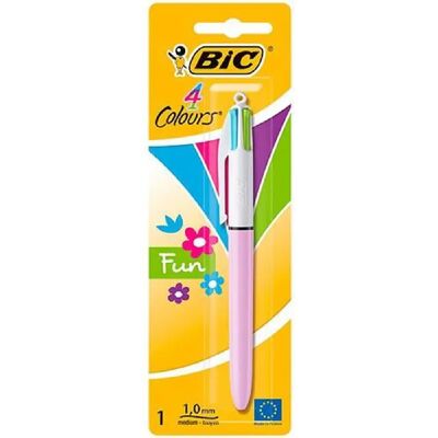 Bic Blister 4 Colours Fashion - Publicité Bic Blister 4 Colours Fashion - Publicité