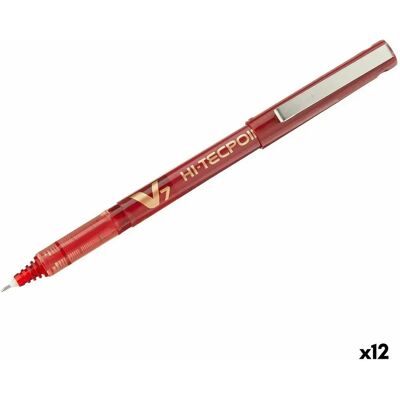 Pilot Roller V7 Rouge 0,5 mm (12 Unités) - Publicité Pilot Roller V7 Rouge 0,5 mm (12 Unités) - Publicité