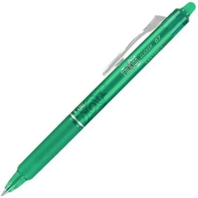 Pilot Frixion Clicker - Vert - Publicité Pilot Frixion Clicker - Vert - Publicité