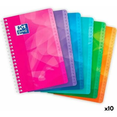 Oxford Cahier - Multicouleur - 10 unités - Publicité Oxford Cahier - Multicouleur - 10 unités - Publicité