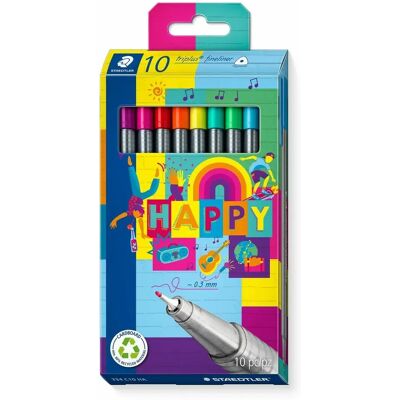 Staedtler Marqueurs Triplus Fineliner 334 - Publicité Staedtler Marqueurs Triplus Fineliner 334 - Publicité
