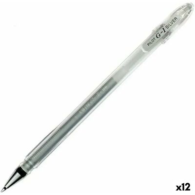 Pilot Roller G-1 - Argenté - 0,4 mm (12 Unités) - Publicité Pilot Roller G-1 - Argenté - 0,4 mm (12 Unités) - Publicité