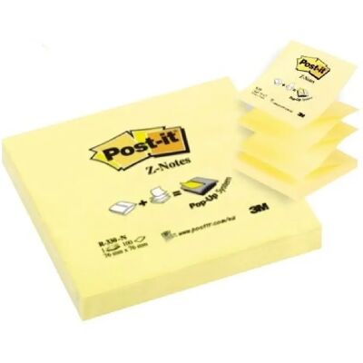 Post-it Notes Zig-Zag - Publicité Post-it Notes Zig-Zag - Publicité