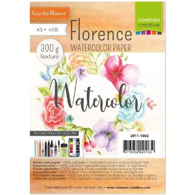 Creative Florence 2911-1002 Papier aquarelle ivoire A5 - Publicité Creative Florence 2911-1002 Papier aquarelle ivoire A5 - Publicité
