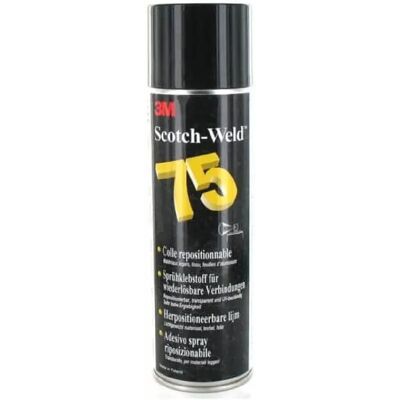 3M Scotch-Weld 75 colle en aérosol - Transparent - Publicité 3M Scotch-Weld 75 colle en aérosol - Transparent - Publicité
