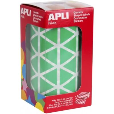 Apli Gommettes triangulaires adhésives - Vert - Publicité Apli Gommettes triangulaires adhésives - Vert - Publicité
