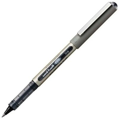 Uni Ball stylo à encre liquide Uni-Ball Rollerball Eye Fine UB-157 Noir 0,7 mm (12 Pièces) - Publicité Uni Ball stylo à encre liquide Uni-Ball Rollerball Eye Fine UB-157 Noir 0,7 mm (12 Pièces) - Publicité