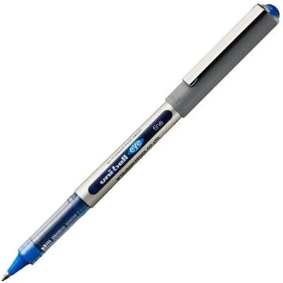 Uni Ball stylo à encre liquide Uni-Ball Rollerball Eye Fine UB-157 Bleu 0,7 mm (12 Pièces) - Publicité Uni Ball stylo à encre liquide Uni-Ball Rollerball Eye Fine UB-157 Bleu 0,7 mm (12 Pièces) - Publicité