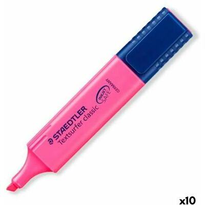 Marqueur fluorescent Staedtler Textsurfer Classic Fuchsia 10 Unités - Publicité Marqueur fluorescent Staedtler Textsurfer Classic Fuchsia 10 Unités - Publicité