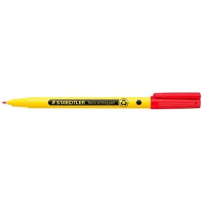 Staedtler 307 Noris Stylo d'écriture feutre fin rouge 0,6 mm - Publicité Staedtler 307 Noris Stylo d'écriture feutre fin rouge 0,6 mm - Publicité