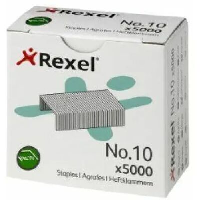 Rexel Agrafes No 10 - Pack de 5000 - Publicité Rexel Agrafes No 10 - Pack de 5000 - Publicité
