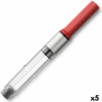 Convertisseur Stylo Plume Lamy - Rouge (5 Unités) - Publicité Convertisseur Stylo Plume Lamy - Rouge (5 Unités) - Publicité