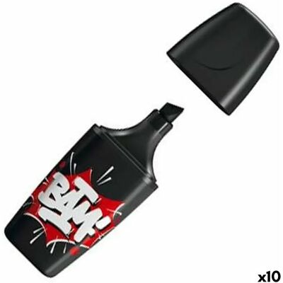 Stabilo BOSS MINI BAM Noir 10 Pièces - Publicité Stabilo BOSS MINI BAM Noir 10 Pièces - Publicité