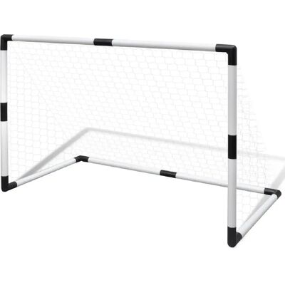 Lot de buts de football HelloShop26 - 2 buts, plastique et polyester, extérieur - Publicité Lot de buts de football HelloShop26 - 2 buts, plastique et polyester, extérieur - Publicité